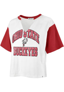 47 Ohio State Buckeyes Womens Natural Dolly Short Sleeve T-Shirt