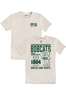 Where I’m From Ohio Bobcats Oatmeal Green and White Short Sleeve Fashion T Shirt