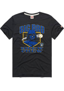 Homage Milwaukee Brewers Black Star Wars Dark Side Short Sleeve Fashion T Shirt