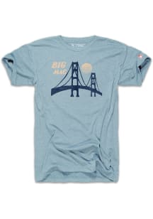 The Mitten State Michigan Light Blue Big Mac Short Sleeve Fashion T Shirt