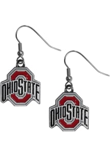 Ohio State Buckeyes Chrome Dangle Womens Earrings