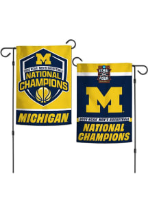 Michigan Wolverines 2-Sided 2026 MBB National Champion Garden Flag - Blue