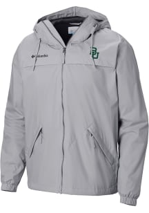 Columbia Baylor Bears Mens Grey Heat Seal Oroville Creek Medium Weight Jacket