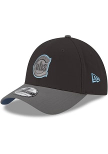 New Era Chicago Cubs Mens Black Color Pop 39THIRTY Flex Hat