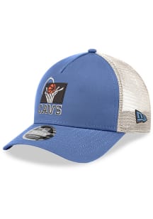New Era Cleveland Cavaliers Light Blue Hardwood Classic Trucker 9FORTY Youth Adjustable Hat