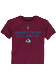 Colorado Avalanche Toddler Maroon Wordmark Short Sleeve T-Shirt