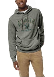 William & Mary Tribe Mens Grey Heritage Hood Long Sleeve Hoodie