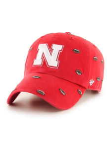 47 Nebraska Cornhuskers  football Confetti Womens Adjustable Hat
