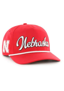 47 Nebraska Cornhuskers Script Rope Overhand Adjustable Hat -