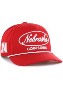 47 Nebraska Cornhuskers Foundational Rope Hitch Adjustable Hat - Red