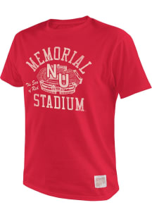 Original Retro Brand Nebraska Cornhuskers Red Memorial Stadium Short Sleeve Fashion T Shirt