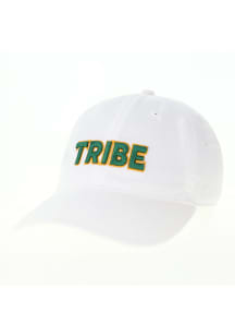 Legacy William & Mary Tribe Tribe Wordmark EZA Twill Adjustable Hat - White