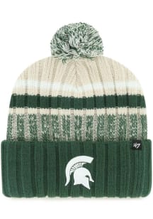 47 Michigan State Spartans Natural Long Range Cuff Knit Mens Knit Hat