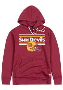 Homefield Arizona State Sun Devils Mens Maroon Football Helmet Fashion Hood