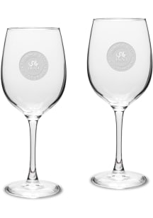 Drexel Dragons Thomas R. Kline School of Law 2 Piece Set Wine Glass - White