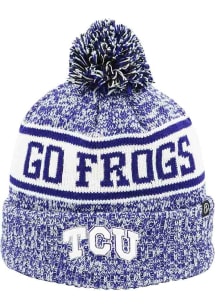 Zephyr TCU Horned Frogs Purple Kiona Mens Knit Hat