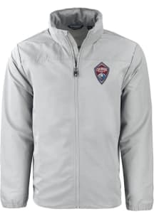 Cutter and Buck Colorado Rapids Mens Grey Charter Eco Big and Tall Light Weight Jacket