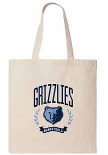 Memphis Grizzlies White Canvas Tote