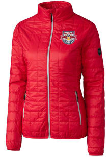 Cutter and Buck New York Red Bulls Womens Red Rainier PrimaLoft Heavy Weight Jacket
