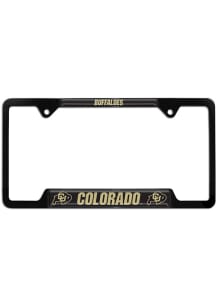 Colorado Buffaloes Black Metal License Plate Frame - Black