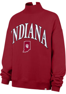 47 Indiana Hoosiers Womens Crimson Vantage Crew Sweatshirt