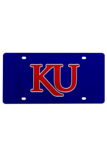 Kansas Jayhawks Blue Red KU Car Accessory License Plate