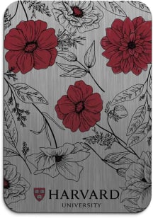 Harvard Crimson Floral Mousepad