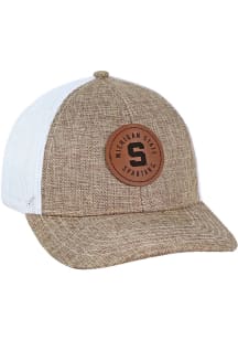 Michigan State Spartans Pregame Trucker Adjustable Hat - Tan