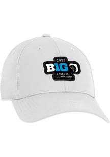 Big Ten 2025 Big Ten Baseball Tournament Stratus Adjustable Hat - White