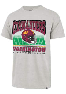 47 Washington Commanders Ash Straight Shot Franklin Short Sleeve Fashion T Shirt