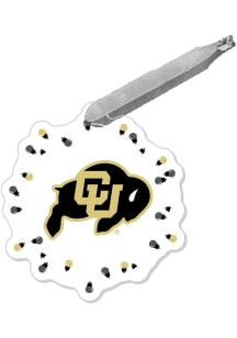 Colorado Buffaloes Acrylic Lights Holiday ROC Ornament - Black