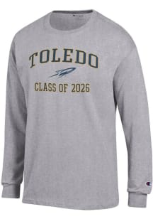 Champion Toledo Rockets Grey Primary Class of 2026 Jersey Long Sleeve T Shirt