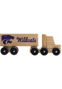 K-State Wildcats Wooden Semi Car