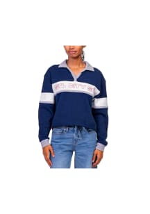 Lusso St Louis City SC Womens Navy Blue Macy Crew Sweatshirt