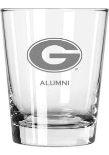 Georgia Bulldogs Alumni 15oz Rock Glass - White