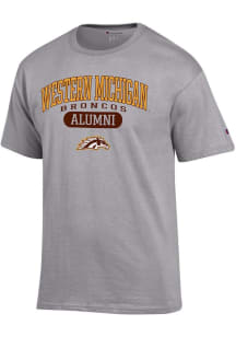 Champion Western Michigan Broncos Grey Pill Alumni Jersey Short Sleeve T Shirt