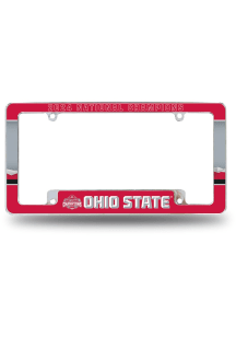Ohio State Buckeyes 2024 Football National Champions Chrome License Frame