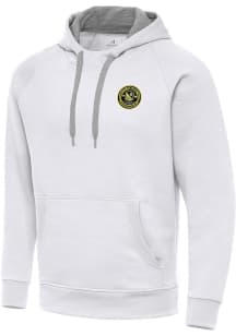 Antigua Pittsburgh Riverhounds SC Mens White Victory Long Sleeve Hoodie