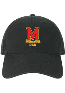 Legacy Maryland Terrapins Dad EZA Twill Adjustable Hat - Black