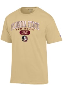 Champion Florida State Seminoles Gold Dad Pill Jersey Short Sleeve T Shirt