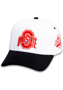 Ohio State Buckeyes Color Splash Adjustable Hat - White