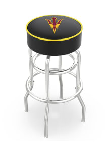 Arizona State Sun Devils Pitchfork Double-Ring Swivel Pub Stool - Black