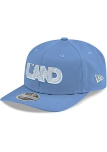 New Era Cleveland Cavaliers City Slogan 970 Stretch Snap Adjustable Hat - Light Blue