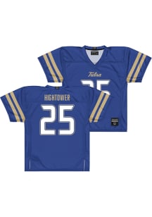 Devin Hightower  Campus Ink Tulsa Golden Hurricane Blue NIL Football Jersey