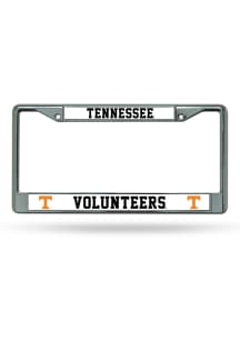 Tennessee Volunteers Premium Chrome License Plate Frame - Silver