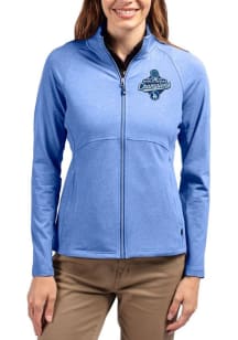 Cutter and Buck Los Angeles Dodgers Womens Blue 2025 World Series Champions Adapt Eco Knit Light W..