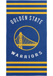 Golden State Warriors Stripes Beach Towel