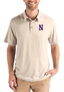 Cutter and Buck Northwestern Wildcats Mens Purple Coastline Eco Short Sleeve Polo