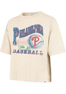 47 Philadelphia Phillies Womens Tan Mindi Short Sleeve T-Shirt