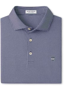 Peter Millar UConn Huskies Mens Navy Blue Border Husky Short Sleeve Fashion Polo